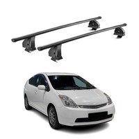 Stahl DachträGer FüR Toyota Prius II XW20 2003-2009 TÜV 75 Kg 2Tlg Schwarz