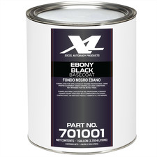 Excel Auto Body Products Ebony Black Basecoat Ga