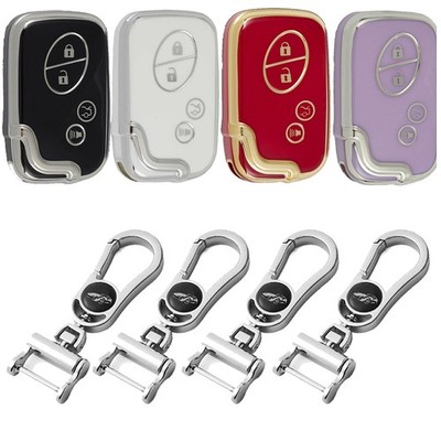 4 BUTTON Car Key Fob Case Cover TPU For Lexus ES RX LX GS ES350 IS250 RX350