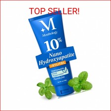Mouthology 10 Nano Hydroxyapatite Toothpaste Fluoride Free , Whitening , 4oz