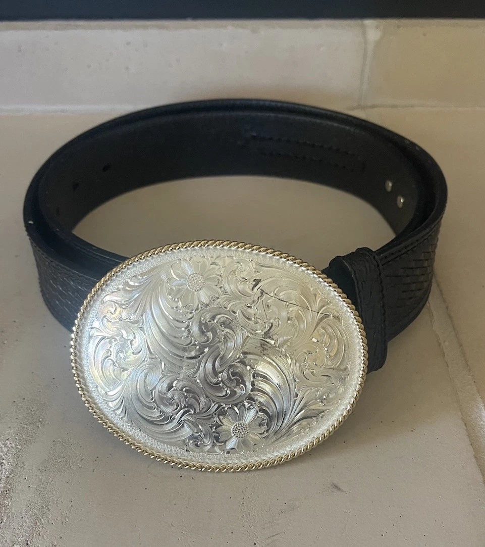 Lot 2 Womens Vintage Montana Silversmiths Belt Buckle and Matching Silver Cuff Montana Silversmith Jewelry - Etsy main image 2