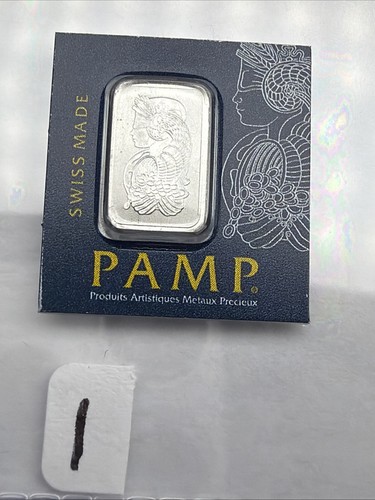 1 gram Platinum Bar - PAMP Suisse Lady Fortuna In Assay # C045779 - Picture 2 of 7