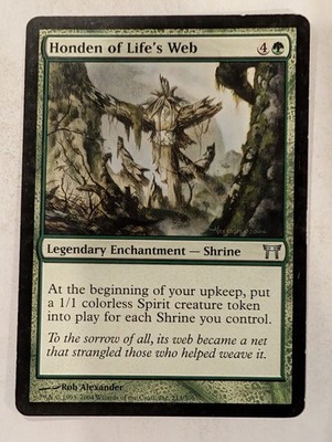 Honden of Life's Web - Champions of Kamigawa - Magic the Gathering MTG Nice!