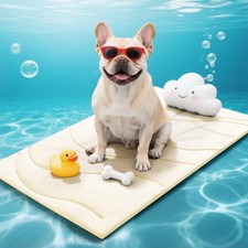 Dog Cooling Mat, 36" x 23" Reversible Self-Cooling Mat for Medium Dogs, Arc-C...