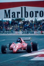 Patrick Tambay Ferrari 126C2B 4th French GP Paul Ricard France 17 - Old Photo 1