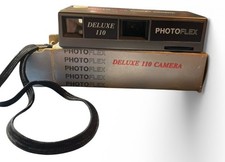 Photo Flex Deluxe 110 Pocket Film Camera With Box - Vintage
