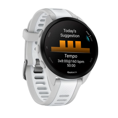 Garmin Forerunner 165 AMOLED Display Training Metrics Smartwatch
