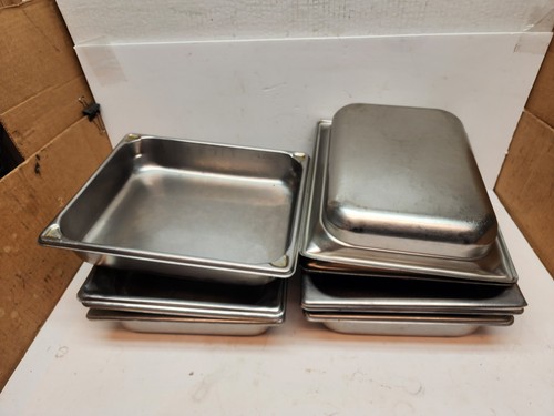 Lot 10 Vollrath 30222 Half Size Steam table Pan 2-1/2" deep  22 Ga