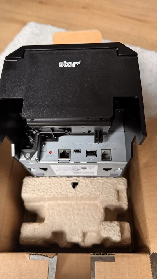 Star Micronics TSP100 TSP143U TSP143 USB Thermal Receipt Printer Black NEW NEU - Bild 3 von 3
