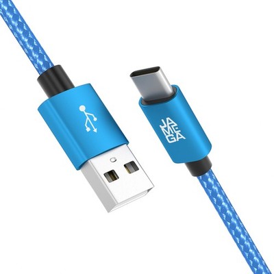 0,5m USB-C Kabel Nylon Schnell Ladekabel Datenkabel für Samsung Huawei HTC LG