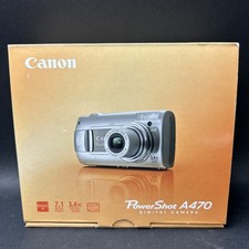 Canon Digital Camera PowerShot A470 7.1MP Silver New Open Box