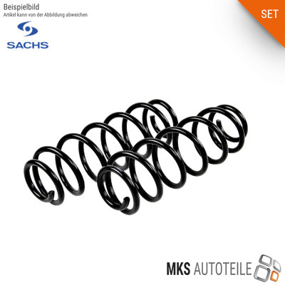 2 x SACHS FAHRWERKSFEDER SPIRALFEDER SET HINTEN MERCEDES 3858709