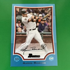 Aaron Rowand 2009 Bowman Blue Parallel Card #114 LTD #165/500