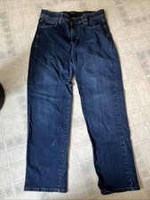 Curve Appeal Jeans Womens 8 / 29 Blue Concealed High Rise Comfort Waist Straight