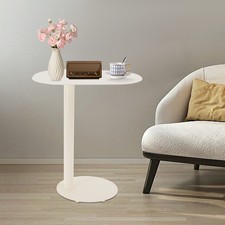 Modern C-Shaped End Table Metal Sofa Bed Side Table Coffee Table Laptop Stand