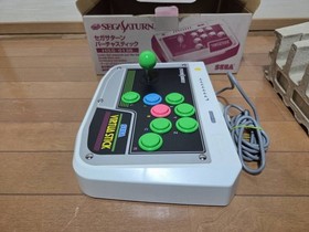 Sega Saturn Virtua Stick Arcade Game Controller HSS-0136 SS Japan Tested Boxed
