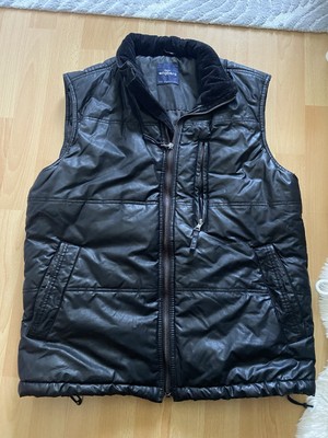 Engbers Herren Frühjahr Übergang Lederoptik Tate Carbon Weste Gr.M