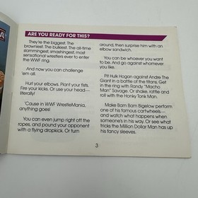 WWF WrestleMania NES 1989 Hulk Hogan Wrestling gioco acclamato manuale non testato