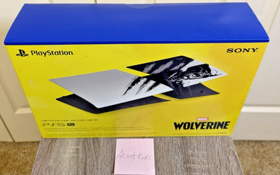 PS5 Pro Console Covers Marvel s Wolverine Adamantium Limited Edition - IN HAND