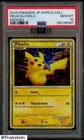 2010 Pokemon Japanese World Collection English Pikachu Holo w/ Swirl PSA 10