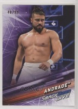 2019 Topps WWE Smackdown Purple 40/99 Andrade Cien Almas Andrade #4 3j2