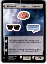 Elemental Time Flamingo Unfinity Regular MTG 