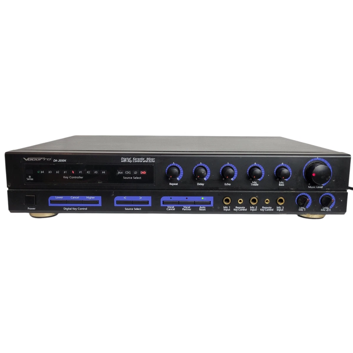 VocoPro DA-2200PRO Key Control Mezclador de karaoke – MusicLand