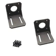 2pcs Alloy Steel 42mm Stepper Motor Mounting Bracket Fixed Base Fixing Seat f...