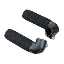 Ergotec Touring S Bar End AL6061T6, Lightweight, Black Sandblasted, Foam Grip