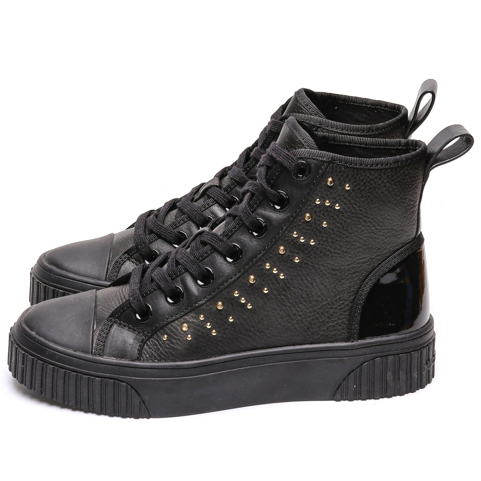 michael kors gertie studded leather sneaker