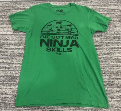 Fruit Ninja 2012 T-Shirt Tee Size Medium Green Color