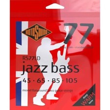 Rotosound RS77LD Flatwound Bass Guitar Strings - Long Scale 49-110 Gauge Set