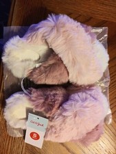 Cat Jack Slippers Size S 13/1 Brooklyn Blush Girls So Soft Pink Whites