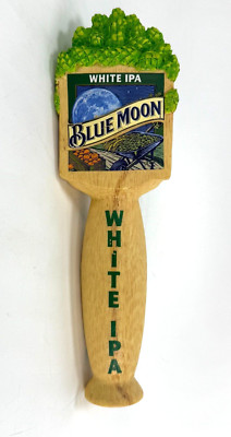 Blue Moon White IPA Beer Tap Keg Handle Hops Tree Harvest 11'' Long