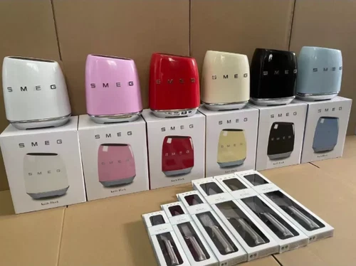 Smeg 7-Piece NEW knife Block set stainless steel Multicolor -