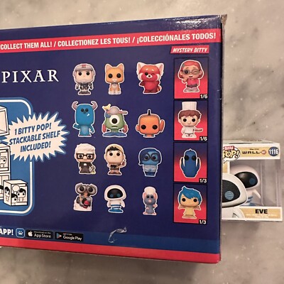 Funko Bitty Pop Disney Pixar: 1116 Eve- Wall-E