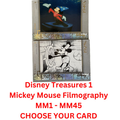 Disney Treasures Serie 1 Mickey Mouse Filmografie Wählen Sie Ihre Karte MM1 - MM45