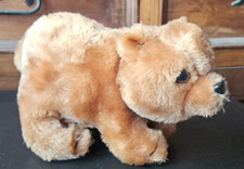 BROWN BEAR, TEDDY BEAR STUFFED ANIMAL PLUSH. 1975 DAKIN. SAN FRANCISCO/ KOREA