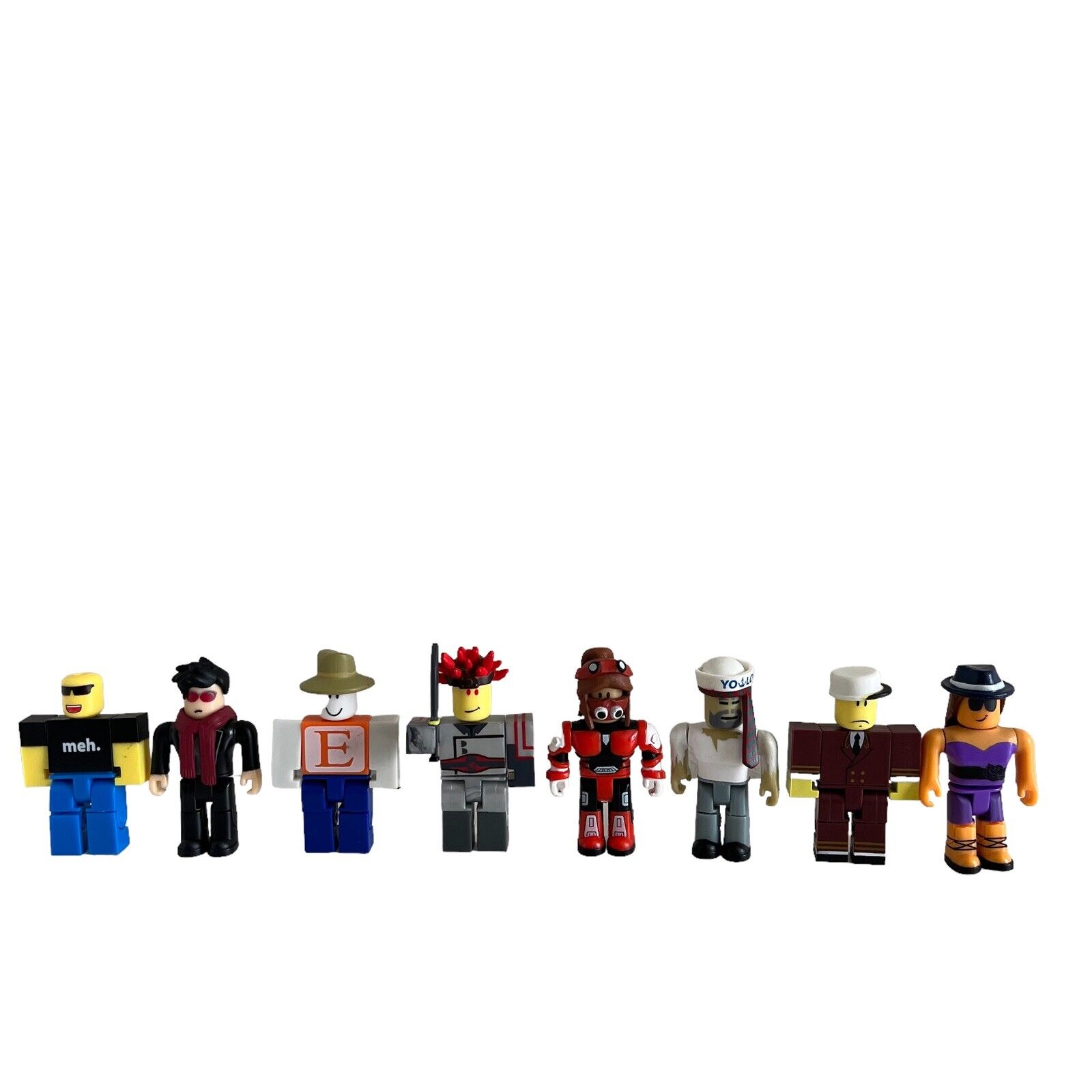 Roblox Figure Lot Mixed Lot Of 8 Erik Cassel High School Dude Yolo