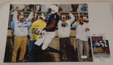 K.J. Hamler Autographed Signed 11x14 Photo Penn State Football JSA COA
