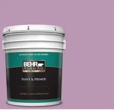 Behr Premium Plus 5 Gal. #M110-4 Cherished Semi-Gloss Exterior Paint & Primer