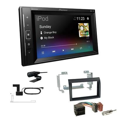 Pioneer DMH-A240DAB Autoradio Bluetooth DAB Siri für Fiat Ducato gewölbte Kante