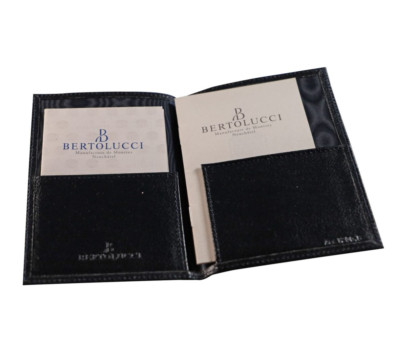 Bertolucci Watch Certificate Of Origin BLANK OPEN Warranty Papers Manual Holder