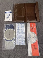 Vintage 1969 Sanderson Flight Computer SC-1B SP-1A Flight Guide/Navigation Case