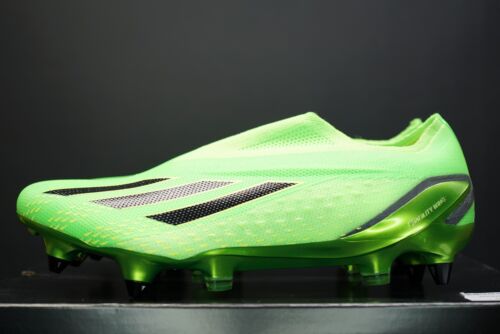 adidas X Speedportal+ SG Game Data Football Boots GW8418 Green Soccer Cleats DS