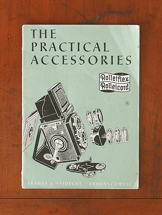画廊 ROLLEI THE PRACTICAL ACCESSORIES MANUAL/33139 | eBay
