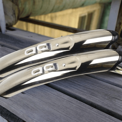 1Pair Retro Bicycle Mudguard For 700c 27'' Wheel Road Bike Fender Front & Rear - Picture 6 of 11
