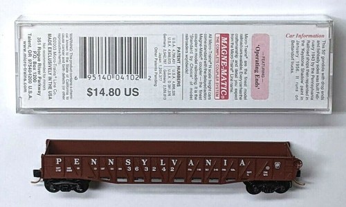 MTL Micro-Trains 62070 Pennsylvania Railroad PRR 363242 50 pies góndola | Zustand: New