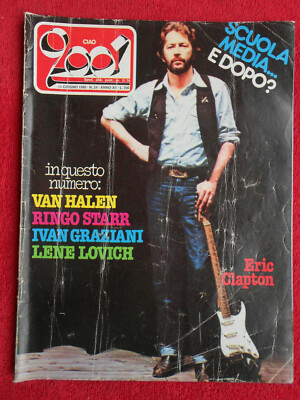 CIAO Zeitschrift 2001 24/1980 Eric Clapton Van Halen Ivan Graziani Lena Lovich No CD