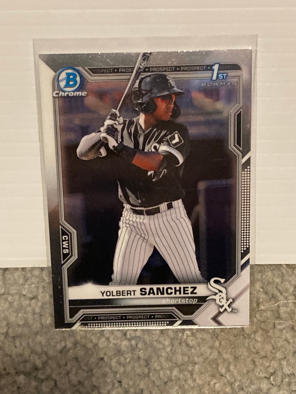Yolbert Sanchez 2021 1st Bowman Chrome BCP-40 White Sox